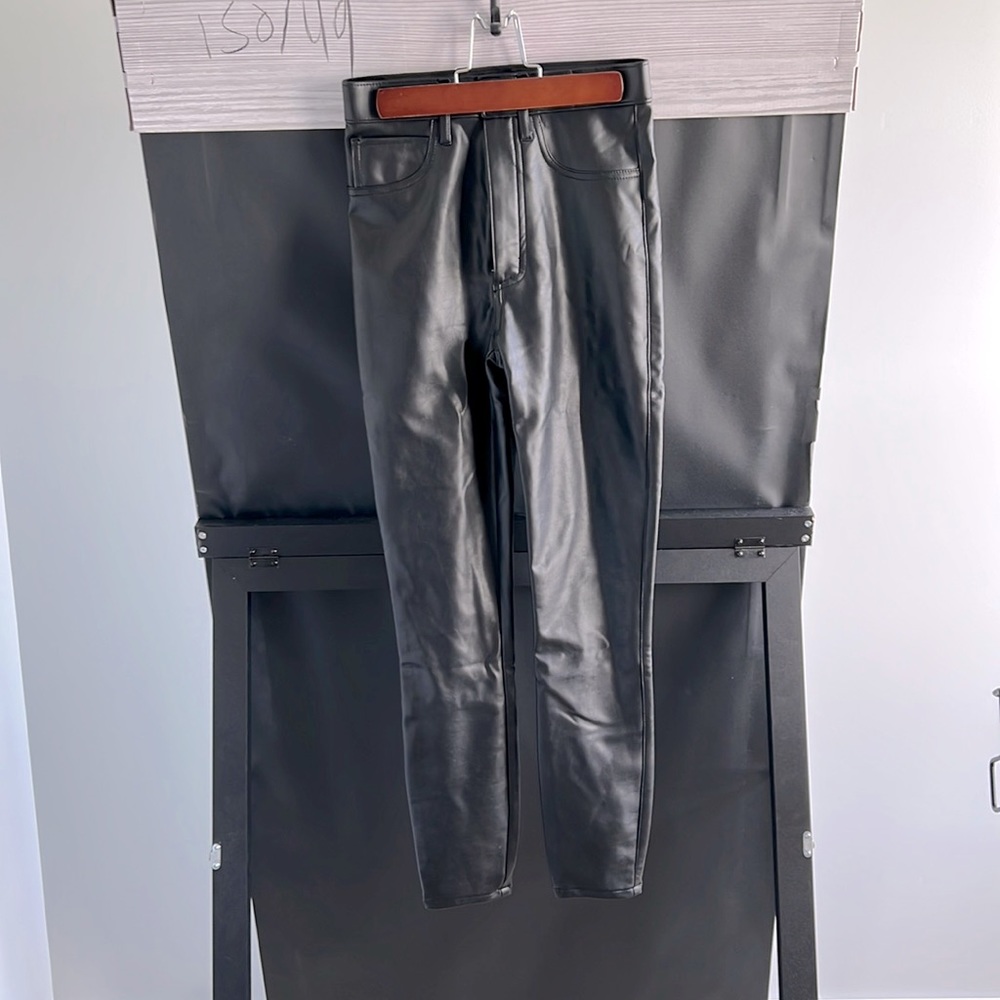 A&F faux leather pants. Size XS. New w/tags